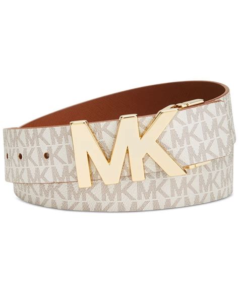 michael kors belts women's macys|Michael Kors elastic belt women.